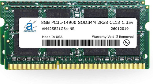 Memoria Ram Adamanta 16 Gb (2 X 8 Gb) F/ iMac Ddr3 1867 Mhz