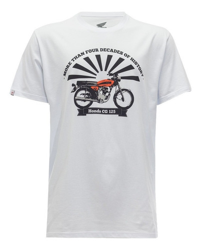 Camiseta Moto Honda Cg 125 - Coleção Asa Vintage - Produto Oficial