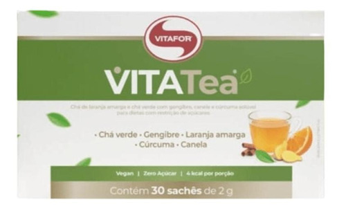 Vitatea Chá Misto Solúvel 2g Vitafor 30 Sachês