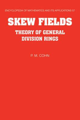 Libro Skew Fields : Theory Of General Division Rings - P....