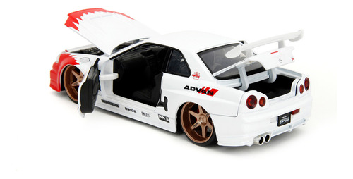 Nissan Skyline Gtr R34 2002 Ryu Street Fighter Jada 1/24
