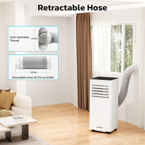 Aire Acondicionado Portátil 10000 Btu 4 Modos Control Remoto Color