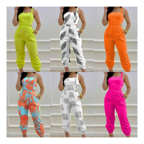 Mono Sexy Estampado Sin Espalda For Mujer .