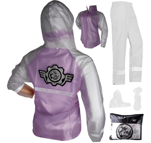 Impermeable Traje Motociclistas Original Dama 4 Piezas Promo