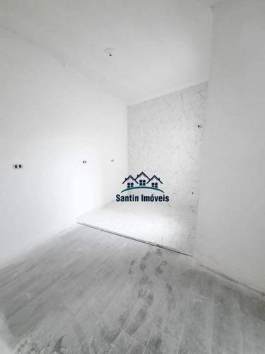 Cobertura Com 2 Quartos,, Sala, Cozinha, Vaga Coberta Com Planejados À Venda, 90 M² Por R$ 279.000 - Vila Guiomar - Santo André/sp - Co0349