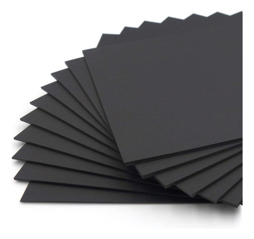 Foam Board Papel Espuma 45x30cm 5mm 4un Moldura Artesanato Preta