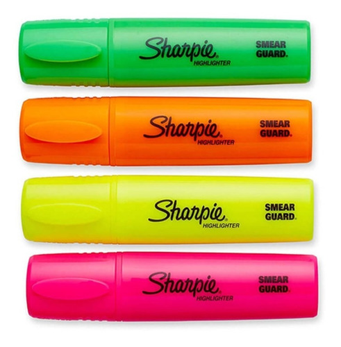 Marcador Resaltador Flúo Sharpie Grueso X1 Iluminador Febo