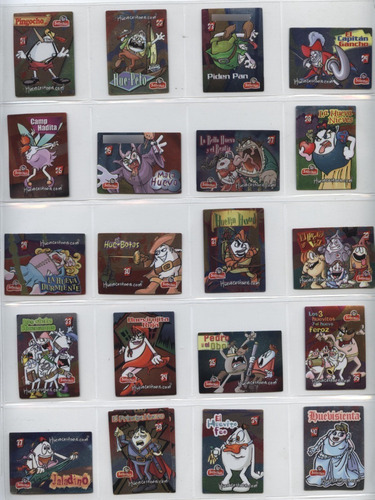 Colecciones De Huevocartoon Stickers De Sabritas No Tazos (Usado)