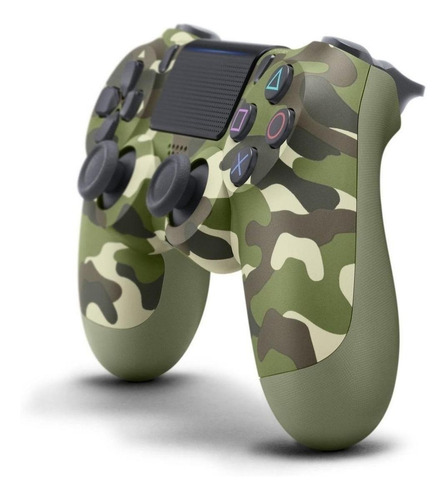 Imagen 2 de 4 de Joystick inalámbrico Sony PlayStation Dualshock 4 ps4 green camouflage