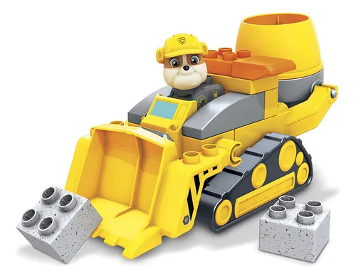 Paw Patrol Camión De Construcción + Figura Rubble 17 Piezas