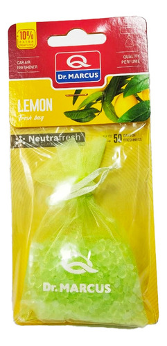 Ambientador Fresh Bag Fragancia Lemon Marca Dr Marcus 