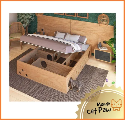 Cama con online laberinto para gatos