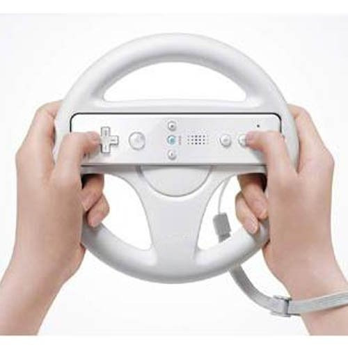Zettaguard Mario Kart Racing Wheel Para Nintendo Wii, 2 Jueg
