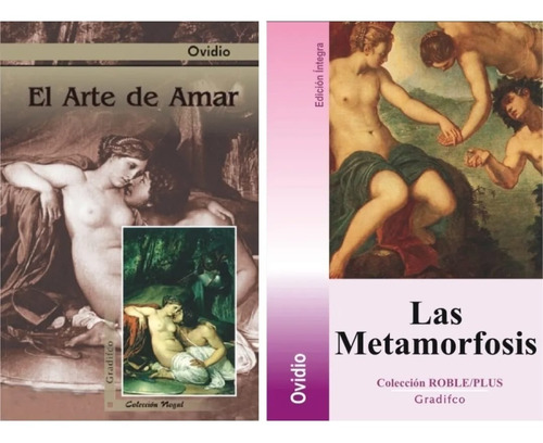Lote X 2 Libros - Metamorfosis + Arte De Amar - Ovidio