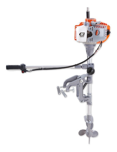 Imagen 4 de 10 de Motor Lancha Fuera De Borda Lusqtoff Naftero 2t 62cc 2.5hp