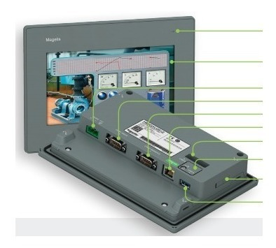 Ihm Schneider 10 Polegadas Easy Gxu5512 Touch Screen, Nova.