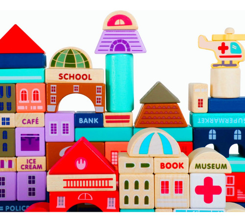 Juego Didactico City 115 Pcs - Kidscool