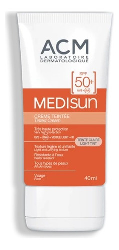 Acm Medisun Crema Mineral Con Color Spf50+ 40ml