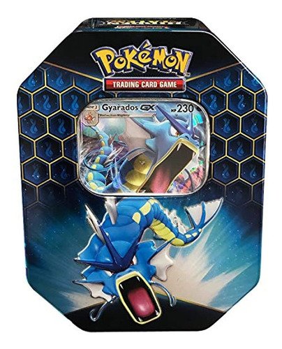 Pokemon Sm11.5 Hidden Fates Gx Tin- Gyardos + 1 De 3 Cartas