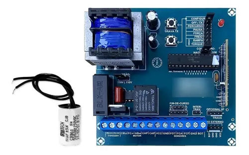 comprar Central Placa Portão Peccinin Cp4000 Mkn Gatter + Capacitor
