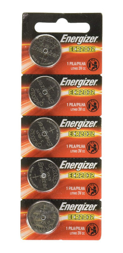 Bateria Moeda Cr2032 Energizer Lithium Cartela 5un A Melhor