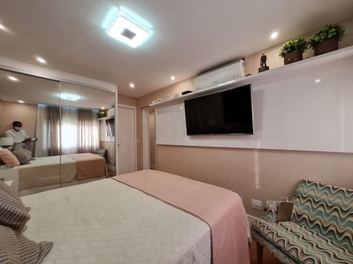 Imagem 28 de 30 de Apartamento Na Vila Rosália, Condomínio Sólon, 137m², 3 Dormitórios, 1 Suíte, 2 Vagas. - Ap0520