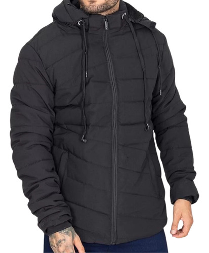 Jaqueta Masculina Casaco Bobojaco C/ Fone De Ouvido Inverno