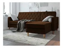 Comprar Sala Gemma Suede Chocolate Izquierda Sofas Sillones Pieza