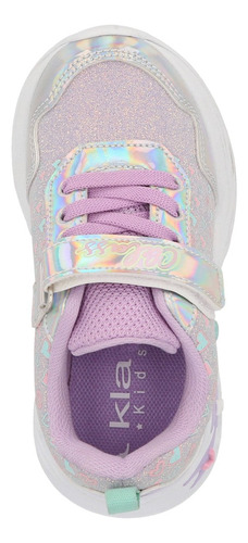Sneaker Pv03869 Forro Acojinado Diamantina Talon Comodo