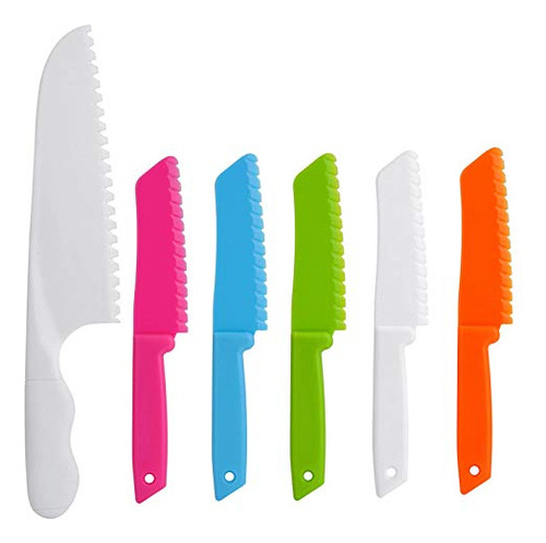 Onupgo Plastic Kitchen Knife Set 6 Piezas Chef Cuchillo De N