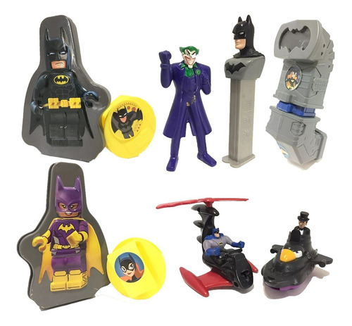 Batman Juguetes X 7 Mc Donald's Para Torta / Jugar 11 Cm