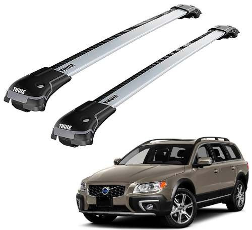 Rack De Teto Volvo Xc 70 Thule Edge 9585