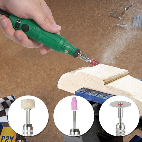 Mini Amoladora Rotativa De 12 V Con Variable Y 24 Accesorios