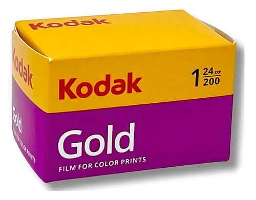 Película Rollo Fotográfico Kodak Gold 200 Color 24 Exp
