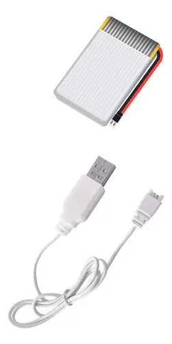 Batería Recargable Y Cargador Usb Para Dron Q9c Mayor Autono