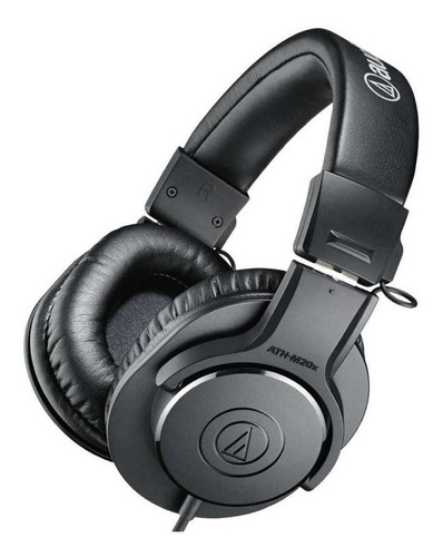 Imagen 2 de 4 de Audífonos Audio-Technica M-Series ATH-M20x negro