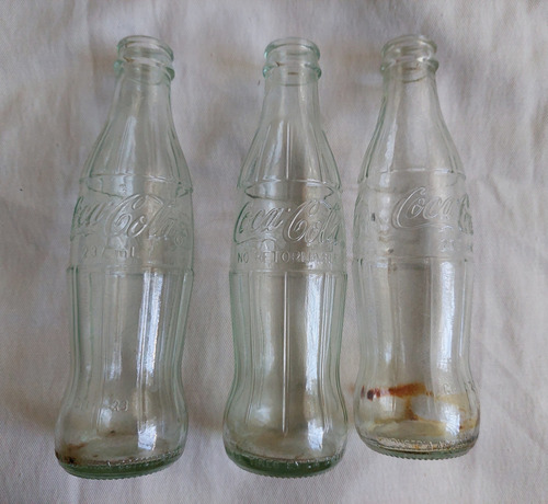 Botellas  Vintage Retro Coca Cola X 3