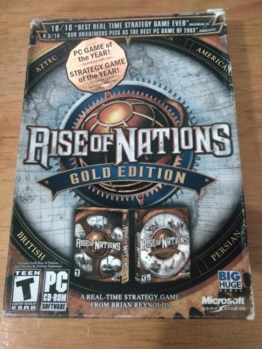 Juego Rise Of Nations Gold Edition Cd Rom