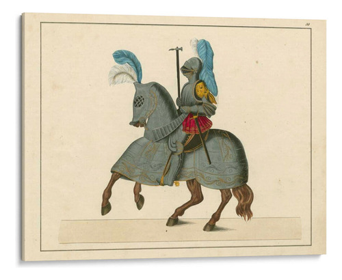 Canvas Lab Cuadro Knights In Armour Iv 60x45, Kottenkamp