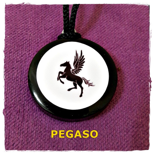 Colgante De Porcelana Fría 3.5 Cm - Pegaso
