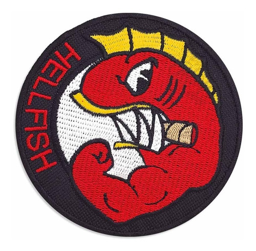 Parche Hellfish The Simpsons  Termohadesivo 10 Cm