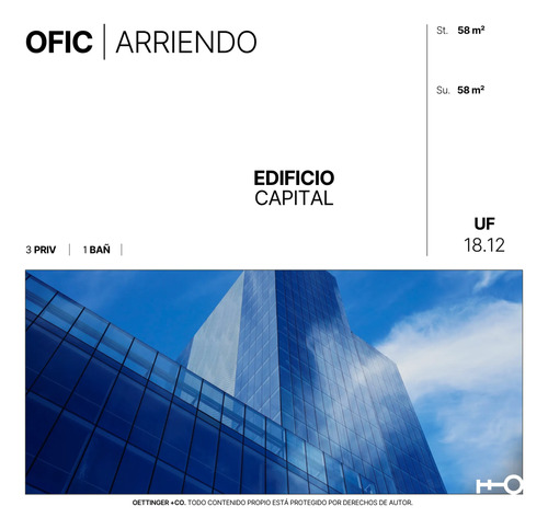 Oficina En Arriendo - Edificio Capital