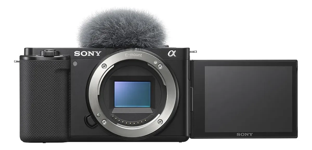 Câmera Sony Alpha Zv-e10 Vlog Sem Espelho 24,2 Mp 4k - Preta