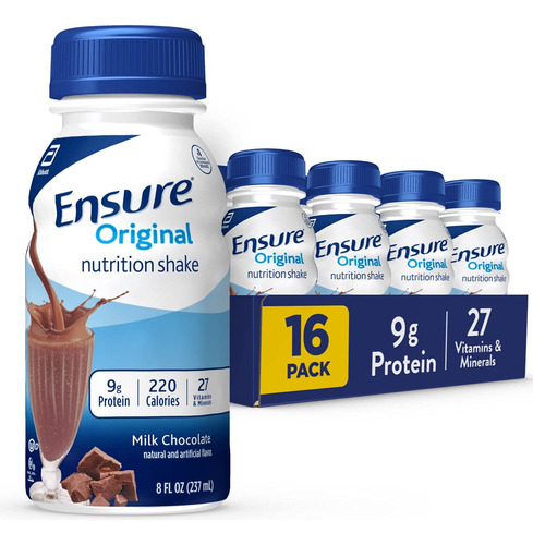 Ensure Batido Nutricional Original De Chocolate Con Leche |.