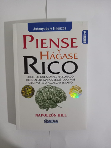 Libro Fisico Piense Y Hagase Rico. Napoleón Hill