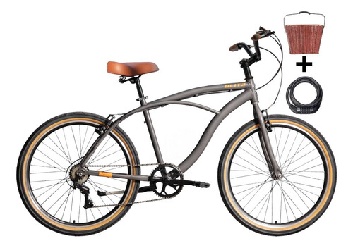 Promoção Bicicleta Blitz Terral Aro 26 Urbana  + Acessórios