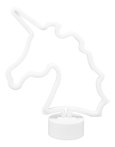 Letrero De Neón Rosa Para Mesa, Base De Luz Led Con Bonita F
