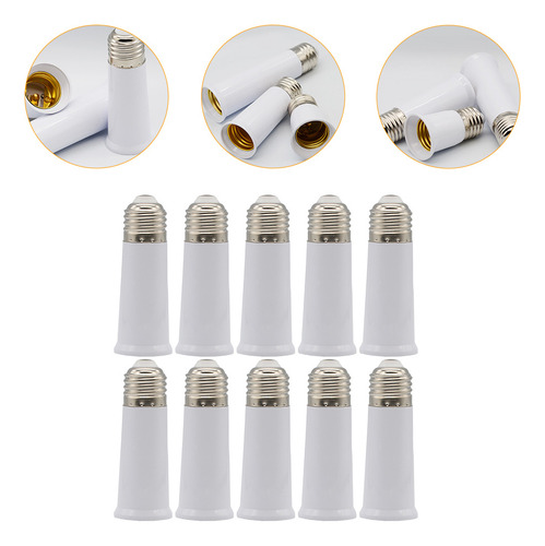 Adaptador De Enchufe Para Bombilla E27, Soporte De Tornillo