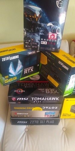 Imagen 5 de 10 de Rig Mineria 8 Gpu Rx 570 Amd Xfx Saphire Nitro, Armor