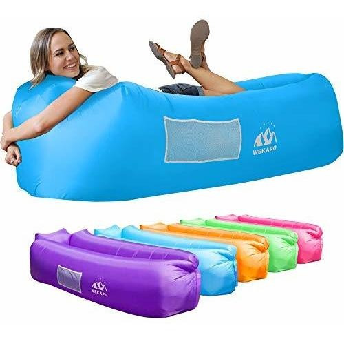 Sofá Inflable Wekapo: Ligero Y Resistente Al Agua